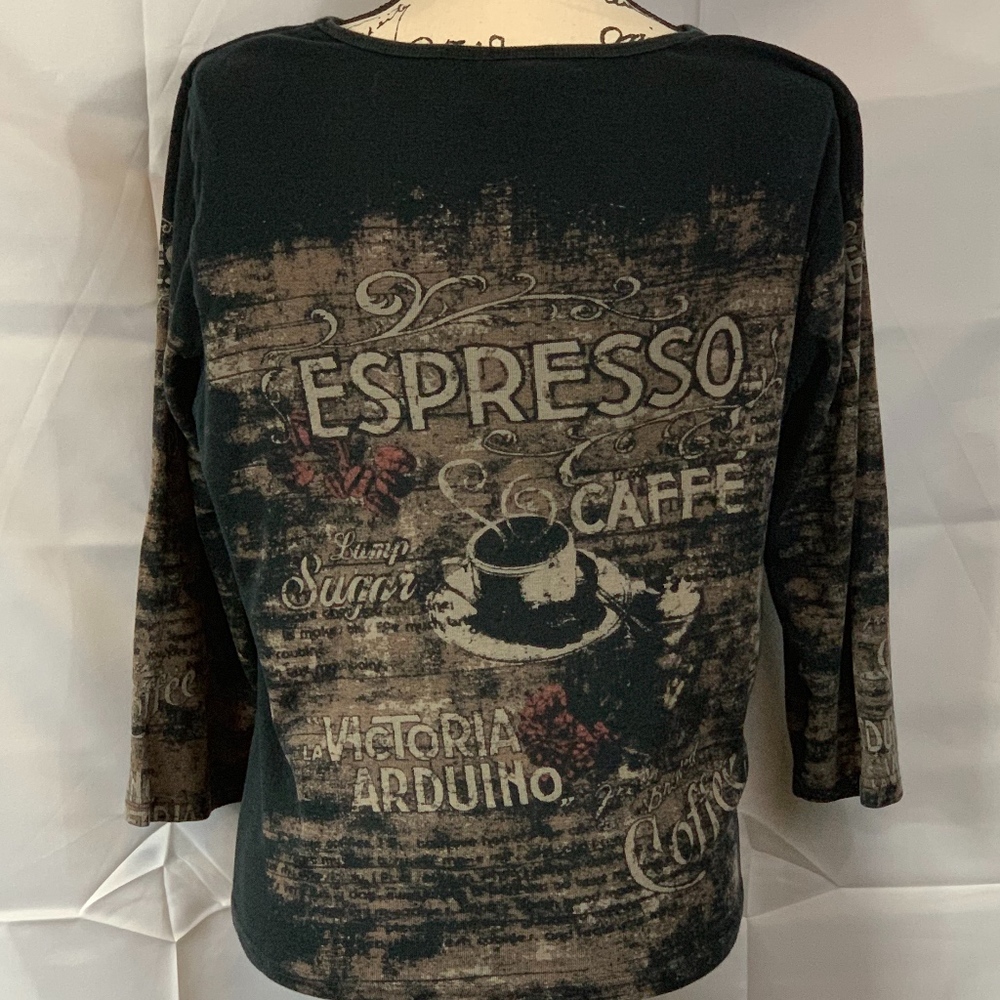 Espresso 3/4 Sleeve Copper Bling Caffe - Picture 2 of 5